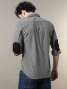 Buy Latest Dark Grey Corduroy Shirts Mens IndiaRs. 1499.00