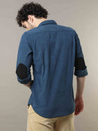 Buy Stylish Indigo Double Pocket Corduroy Shirt MensRs. 1499.00