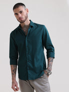 Cadmium Green Textured Solid ShirtRs. 1399.00