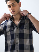 Shop Trendy Beige Check Shirt Online at Great PriceRs. 1399.00