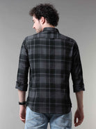 Shop Latest Black And Grey Check Shirt for Men OnlineRs. 1399.00