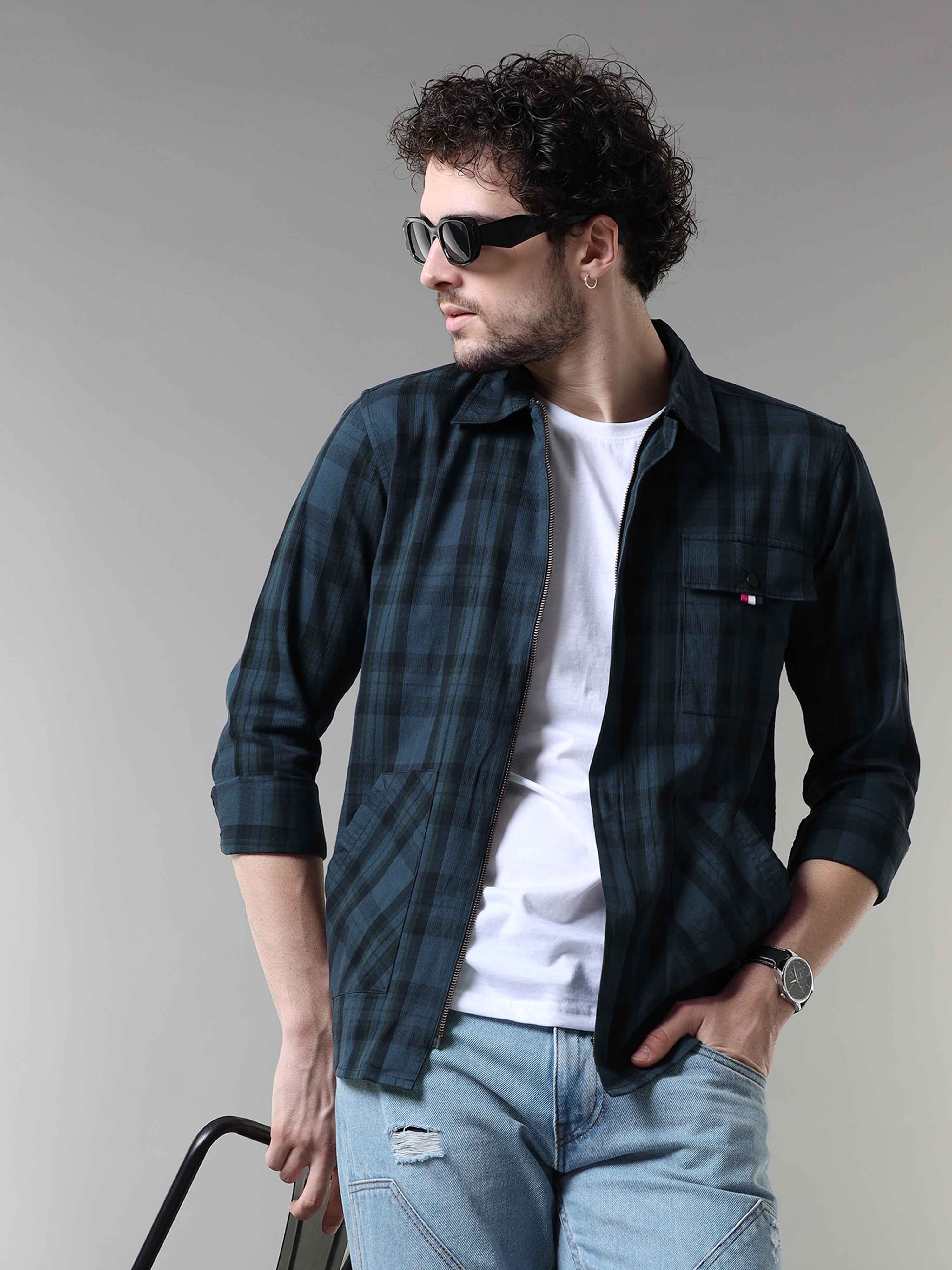 Trovata India Shirt Jacket - Merrywood Plaid | Garmentory