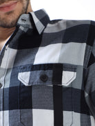 Buy cool and comfortable blue check shirt Online in IndiaRs. 1359.00