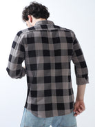 Buy Cool and Comfortable beige check shirt at Great priceRs. 1359.00